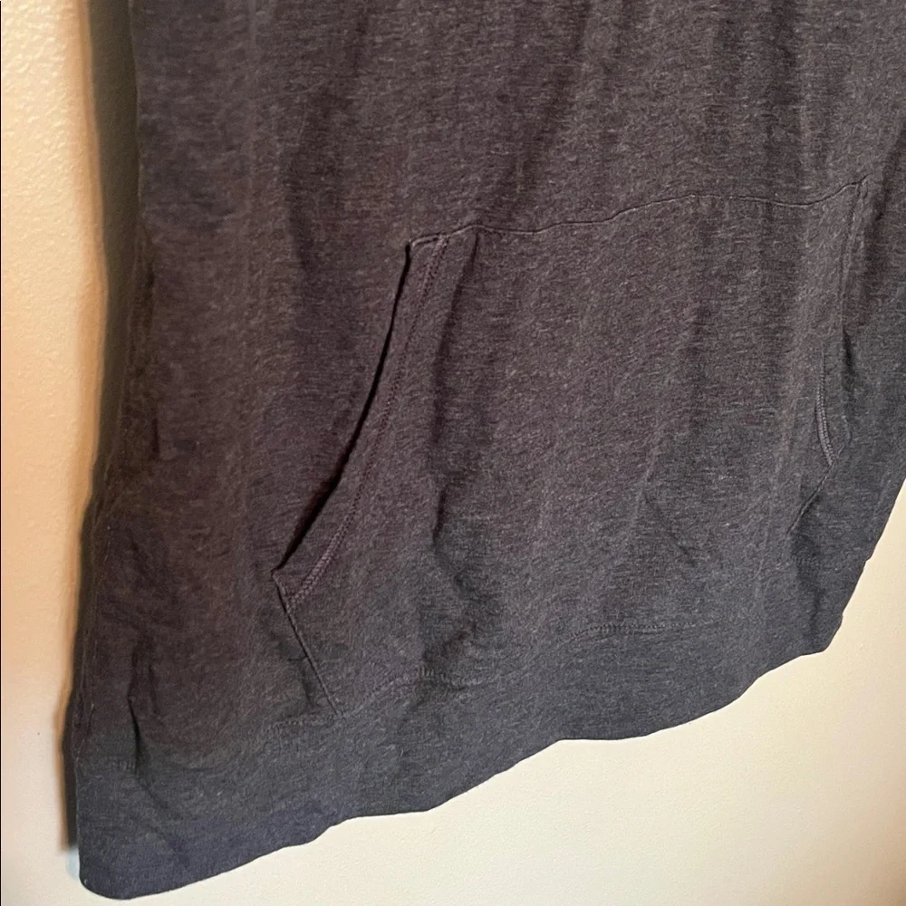 Nike Charcoal Sleeveless Hoodie quarter zip, women’s size medium